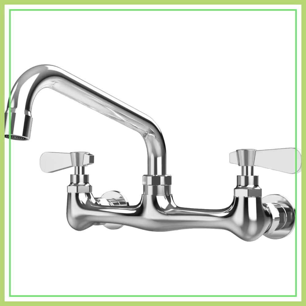 Commercial Kitchen Wall - Wall Mount Kitchen Faucet 8