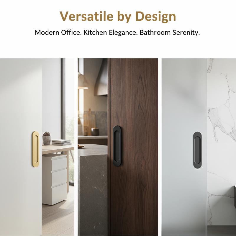 Commercial Kitchen Swing Door - No Punch Sliding Door Handle Aluminum