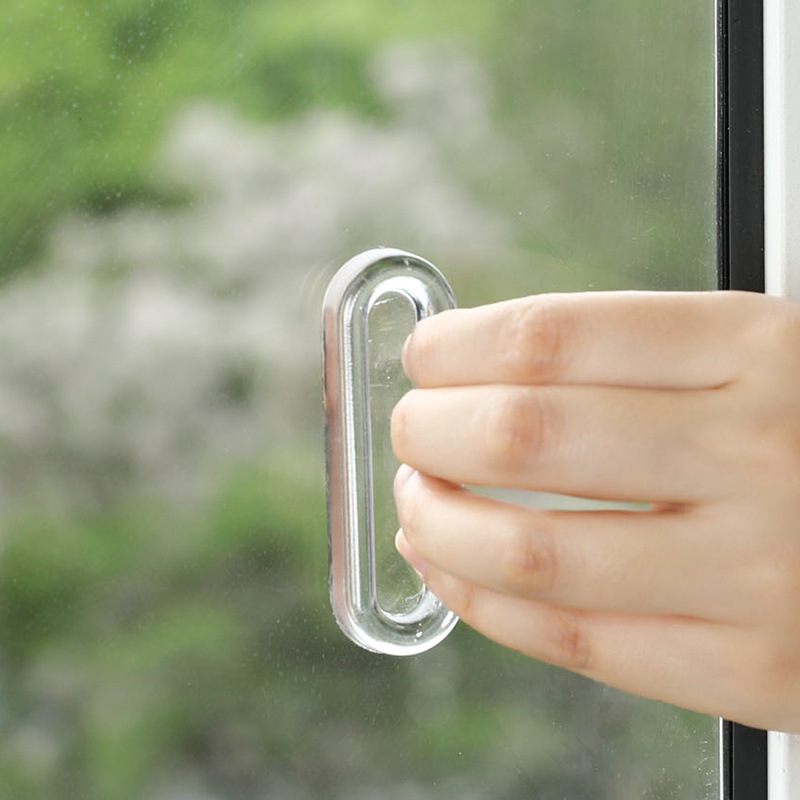 Commercial Kitchen Swing Door - 4PCS Self-Adhesive Soft PU Door Handle