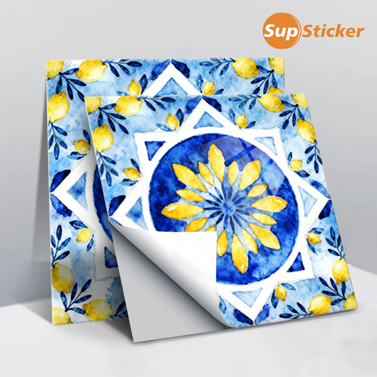 Floral Lemon Peel & Stick Wall – Commercial Kitchen Wall recenzja i cena