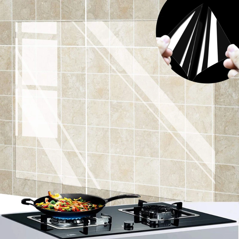 1Pc Kitchen Oil Proof Wall Sti – Commercial Kitchen Wall recenzja i cena