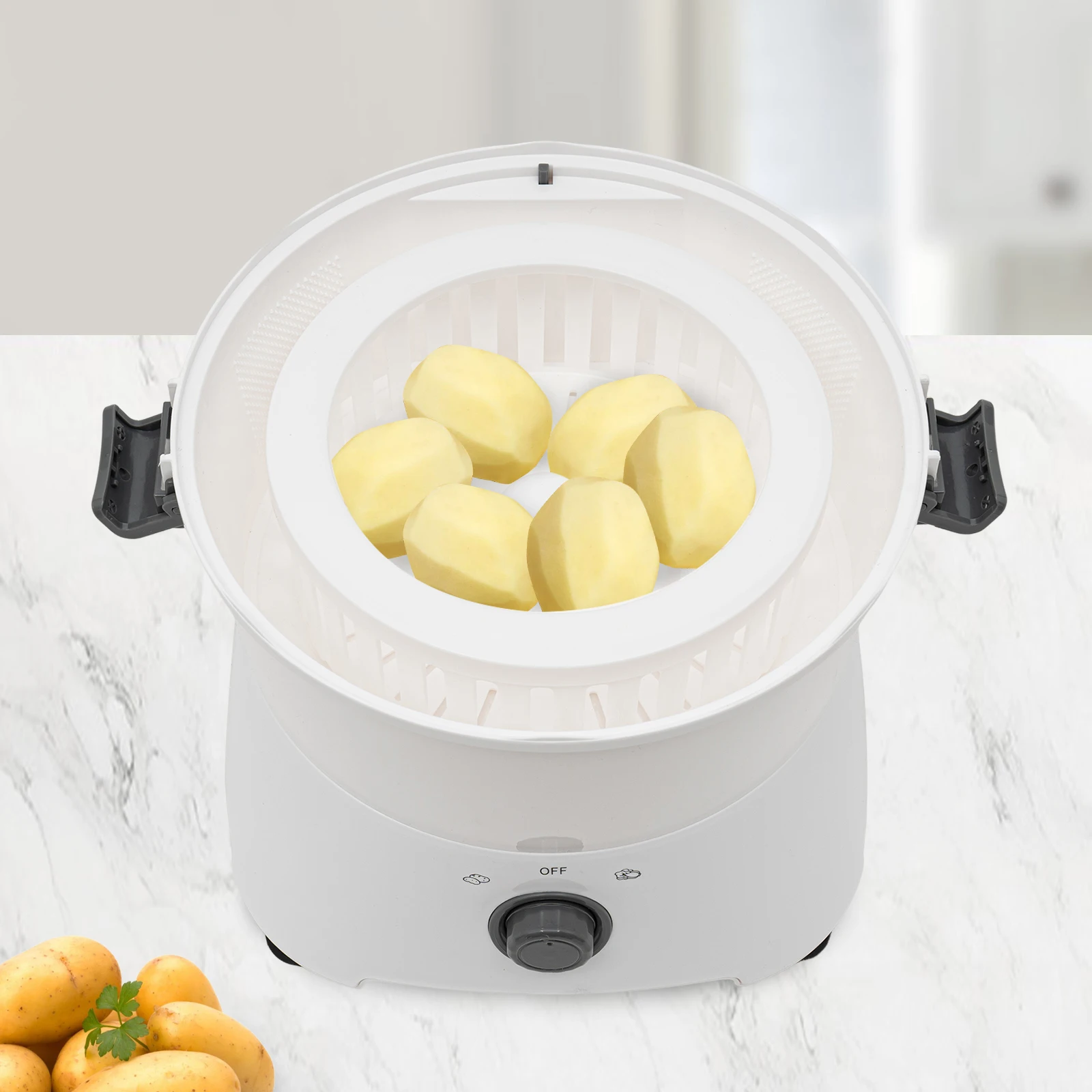 Electric Potato Peeler, 85W Co – Commercial Potato Peeler recenzja i cena