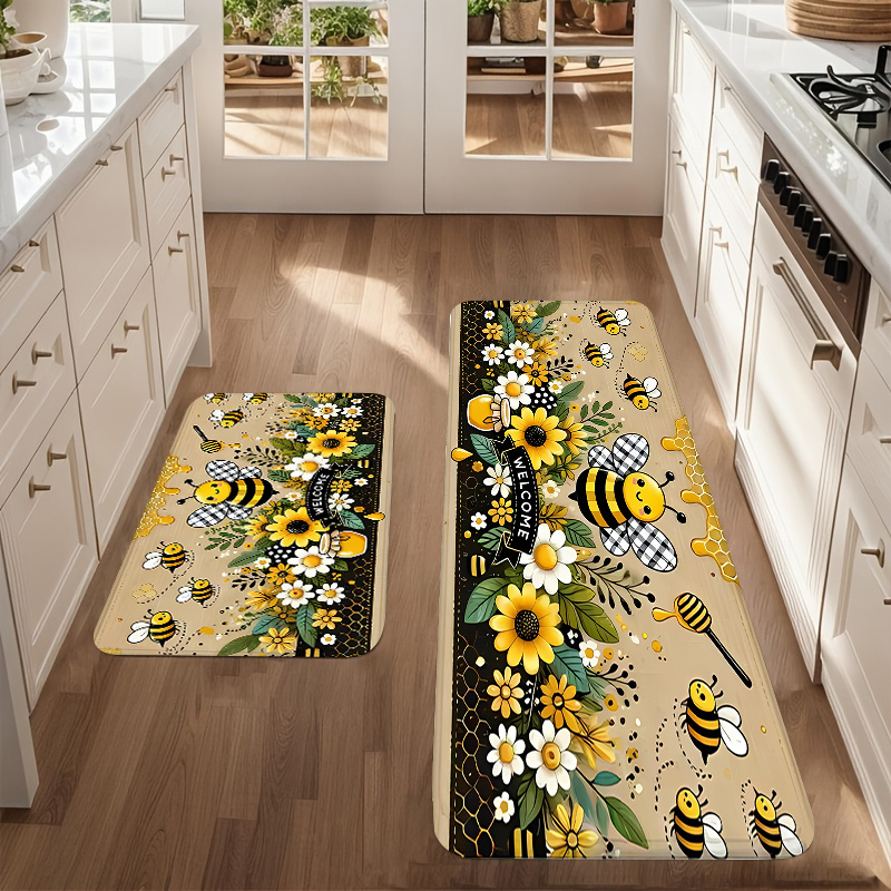 Bee Flower Kitchen Long Carpet – Commercial Kitchen Floor recenzja i cena