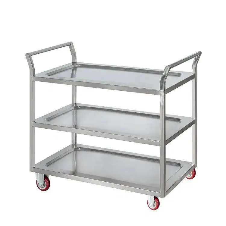 Stainless Steel Utility Cart 3 – Commercial Kitchen Bench recenzja i cena