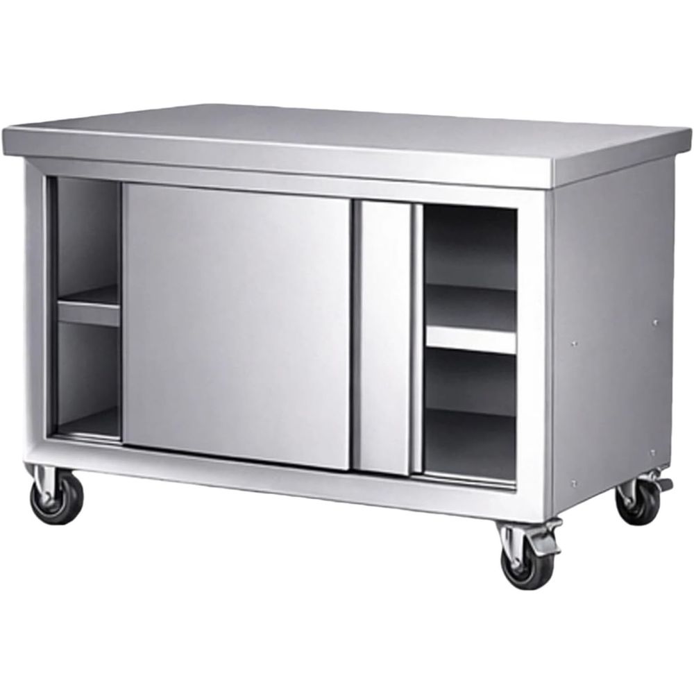 Heavy-Duty Stainless Steel Wor – Commercial Kitchen Prep Table With Storage recenzja i cena