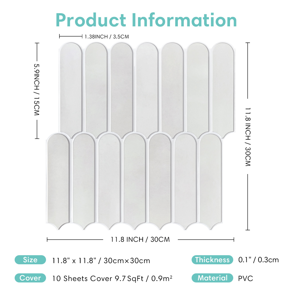 10pcs 3D Faux Matte Wall Panel – Commercial Kitchen Wall recenzja i cena