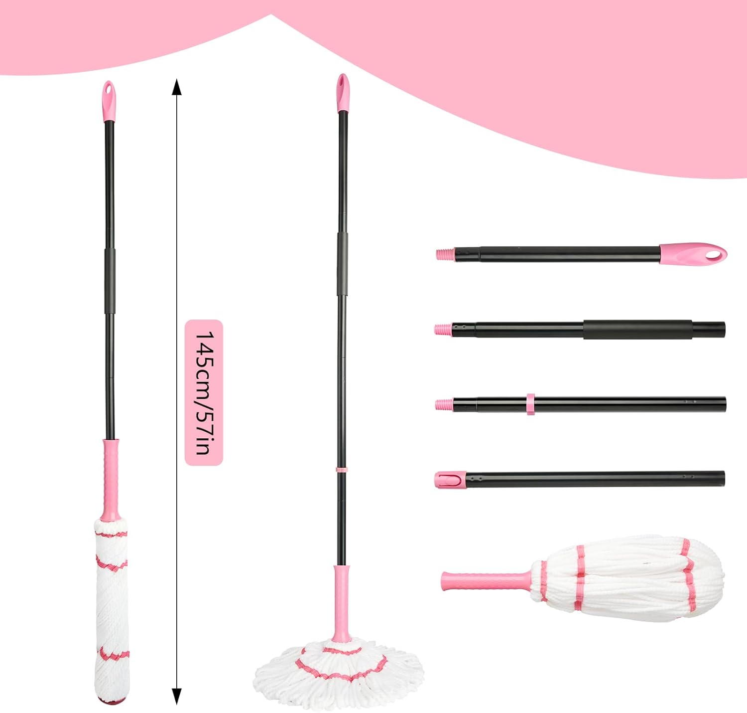 Self-Wringing Twist Mop for Fl – Commercial Kitchen Floor recenzja i cena