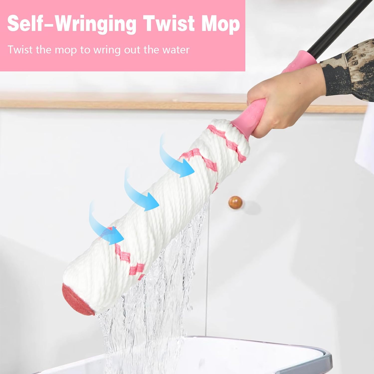 Self-Wringing Twist Mop for Fl – Commercial Kitchen Floor recenzja i cena