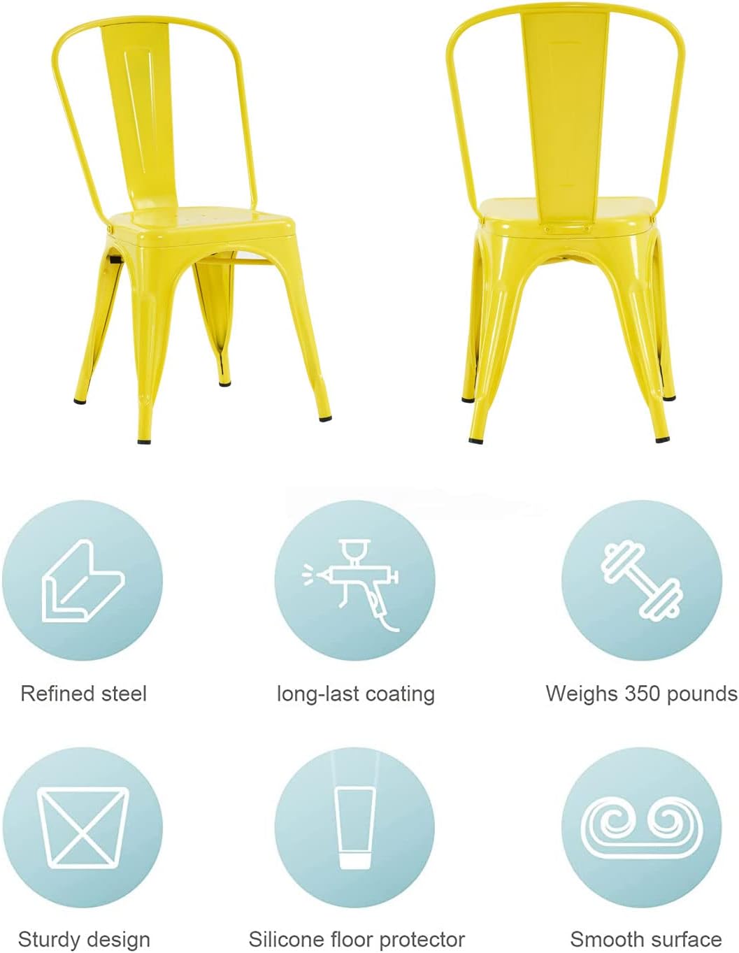 Metal Dining Chair Farmhouse T – Commercial Kitchen Bench recenzja i cena