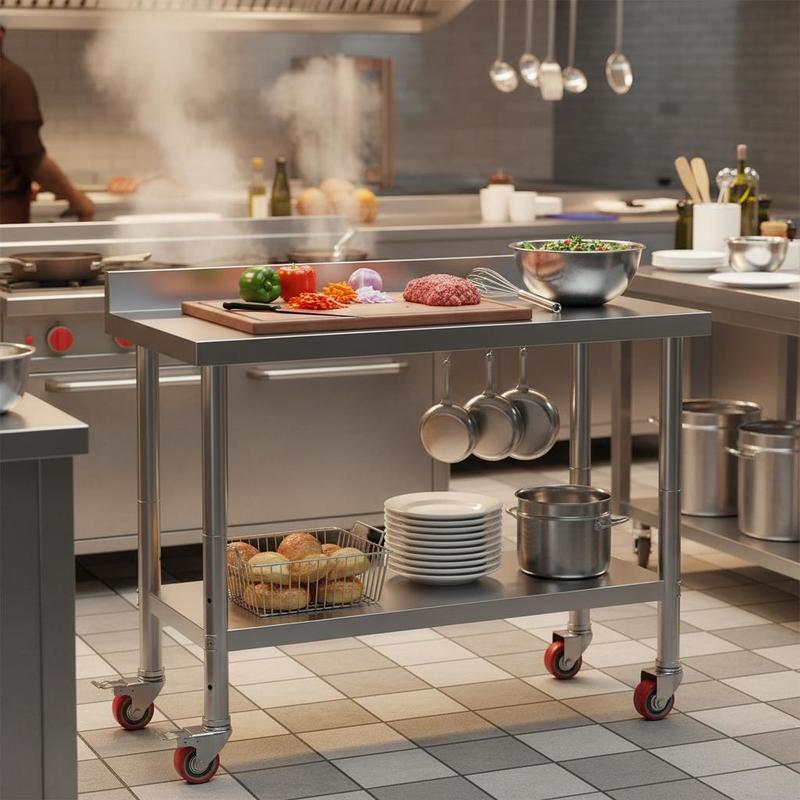 Food Preparation Bench 30 x 12 – Commercial Kitchen Bench recenzja i cena