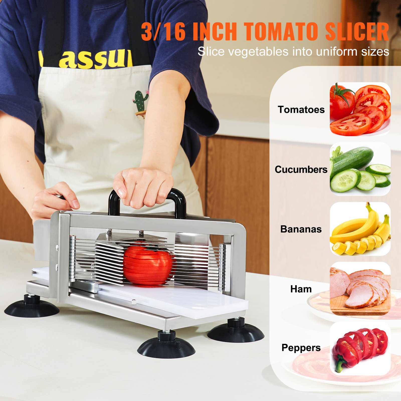 SucceBuy Tomato Slicer 3/16 in – Meat Slicer Machine recenzja i cena