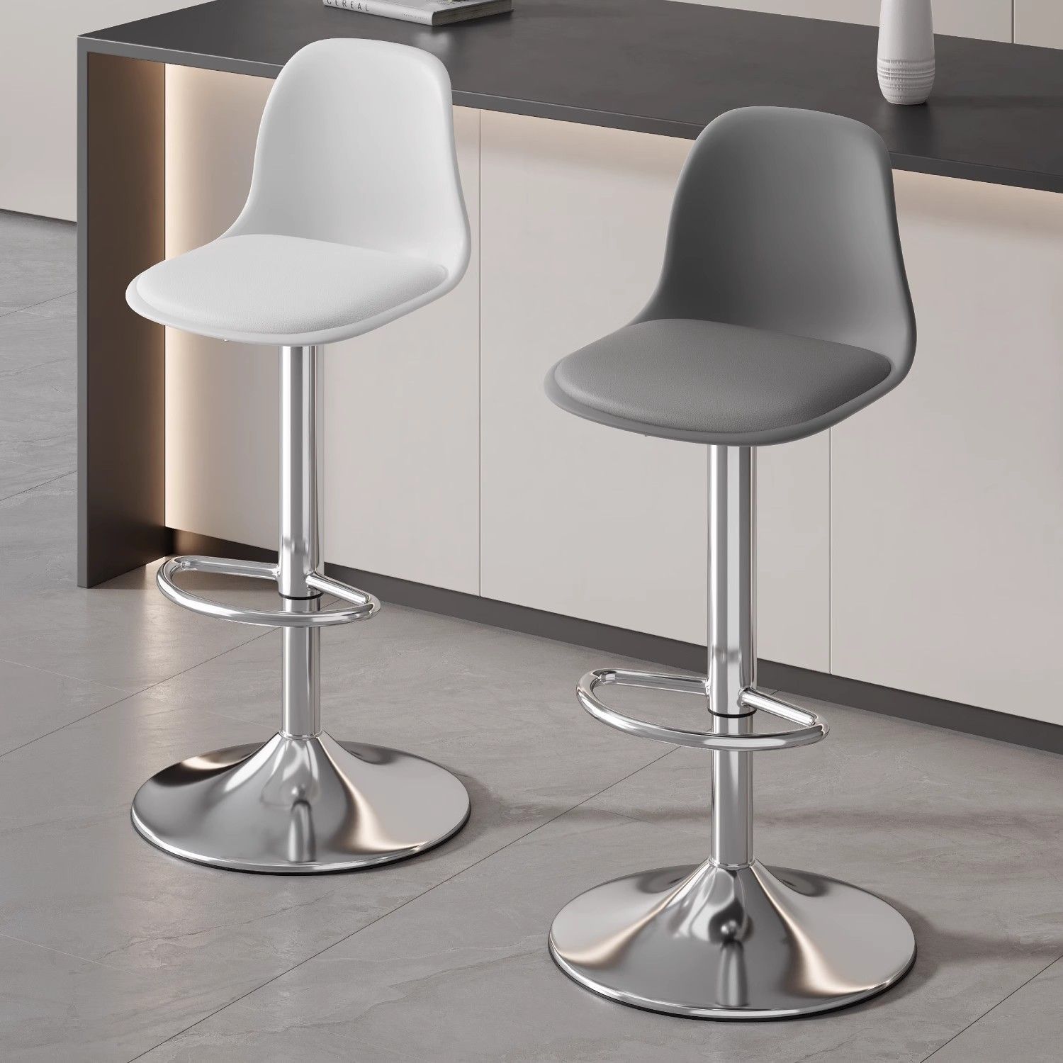 Elegant Modern Bar Chair Backr – Commercial Kitchen Interior recenzja i cena