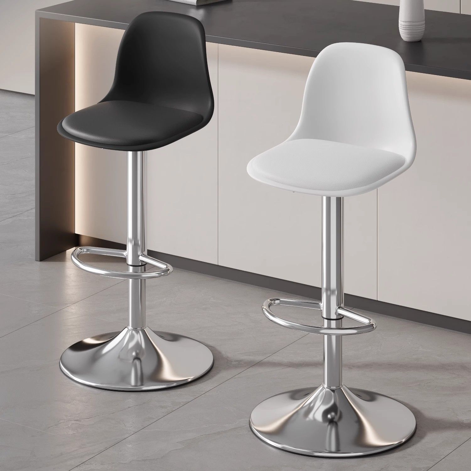 Elegant Modern Bar Chair Backr – Commercial Kitchen Interior recenzja i cena