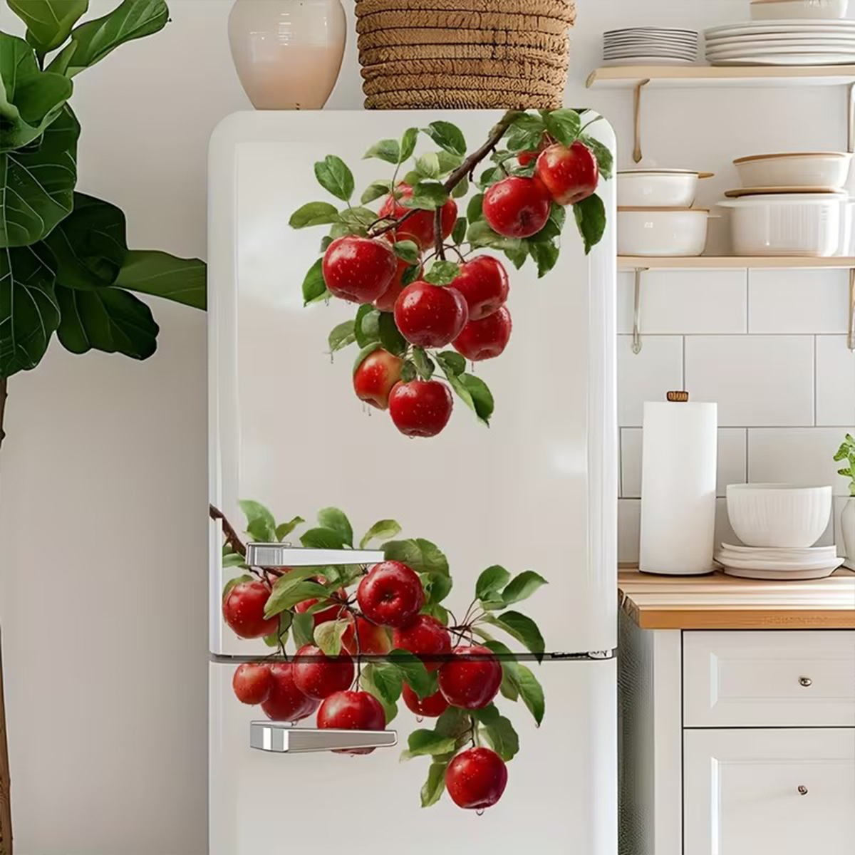 3D Red Apple Refrigerator Magn – Commercial Kitchen Wall recenzja i cena