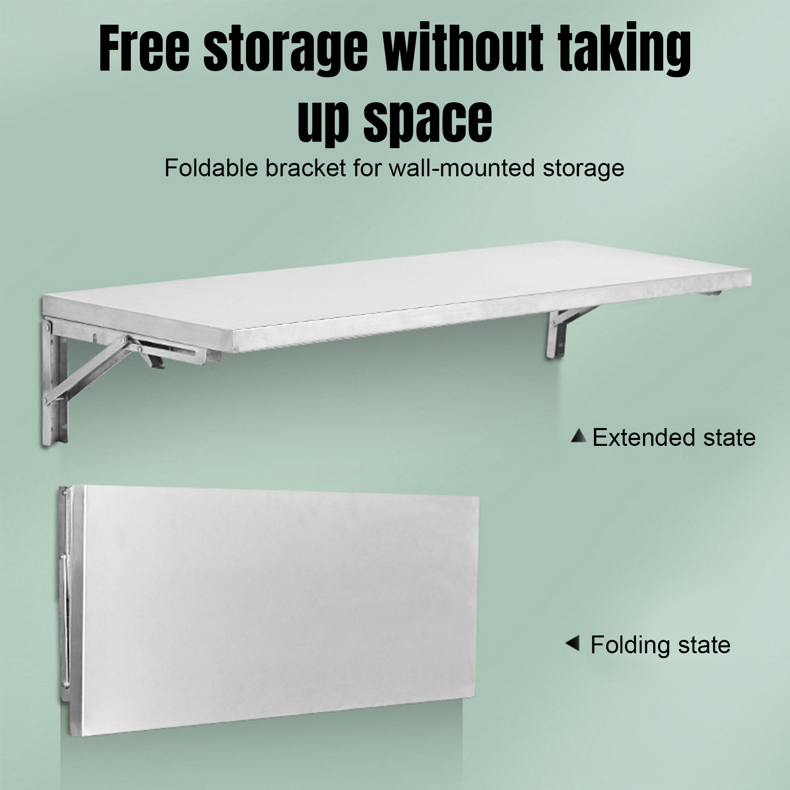 Stainless Steel Folding Storag – Commercial Kitchen Prep Table With Storage recenzja i cena