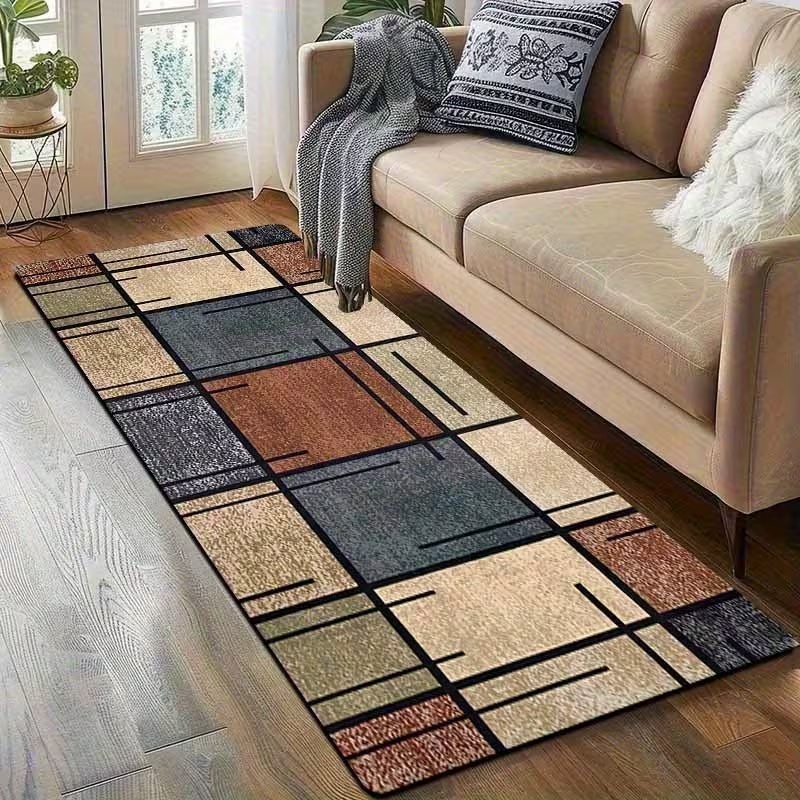 Modern Geometric Patchwork Run – Commercial Kitchen Floor recenzja i cena
