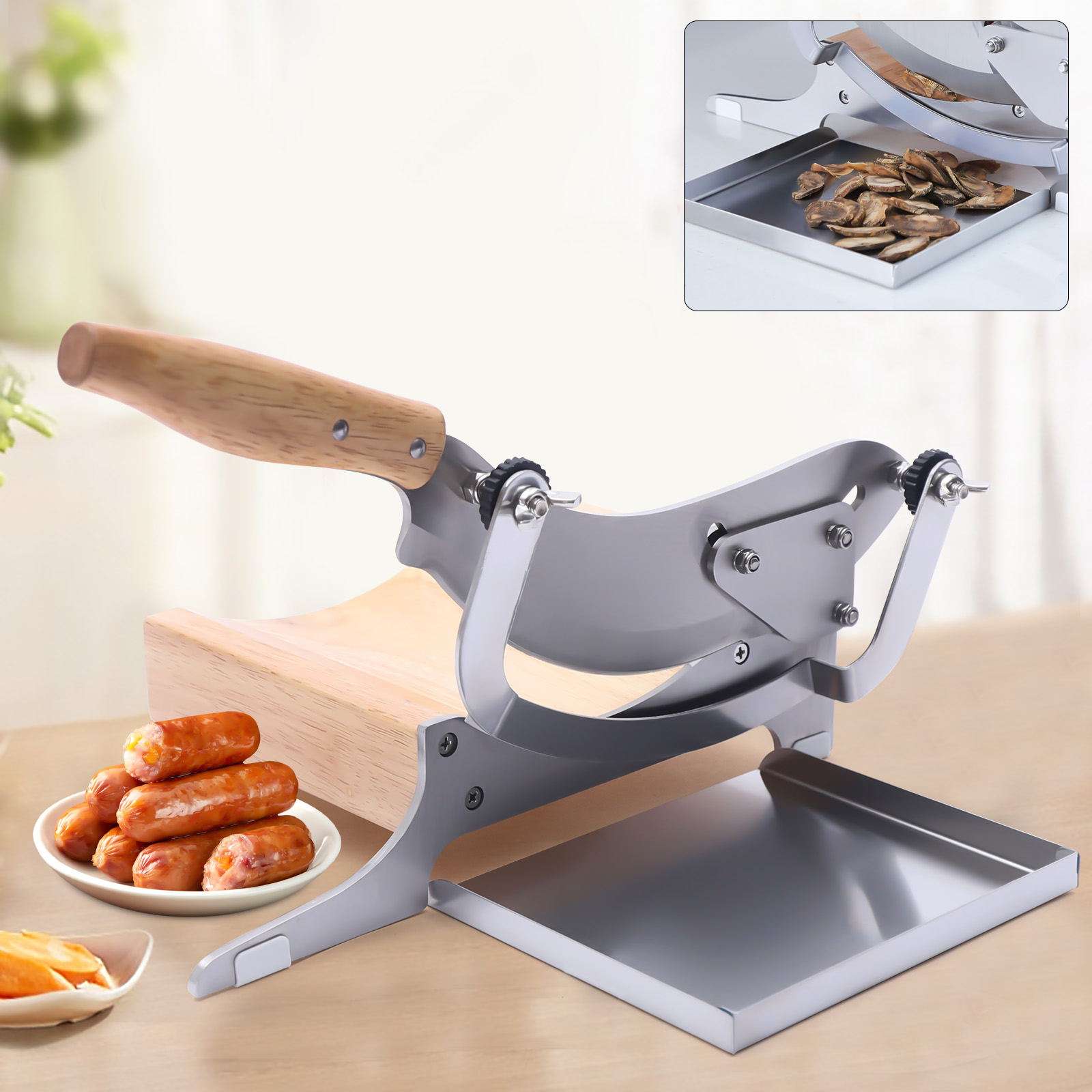 Stainless Steel Manual Meat &  – Meat Slicer Machine recenzja i cena