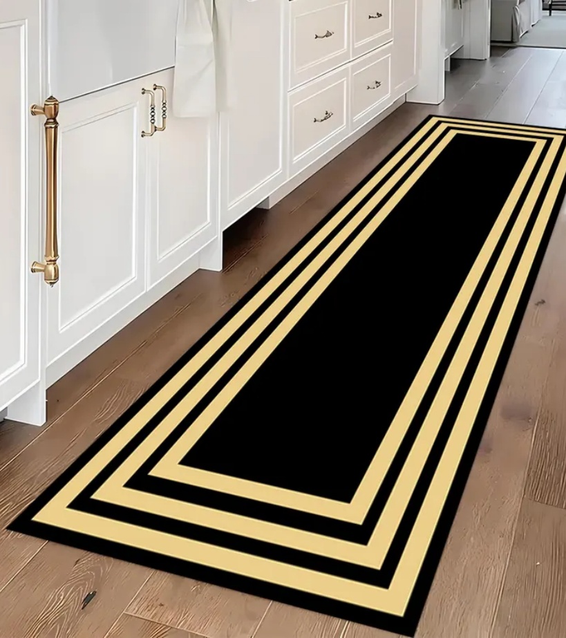 Luxury Black Gold Greek Key Bo – Commercial Kitchen Floor recenzja i cena