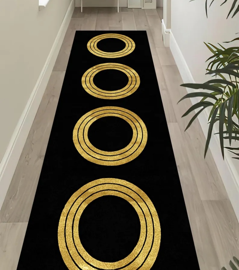 Luxury Black Gold Greek Key Bo – Commercial Kitchen Floor recenzja i cena