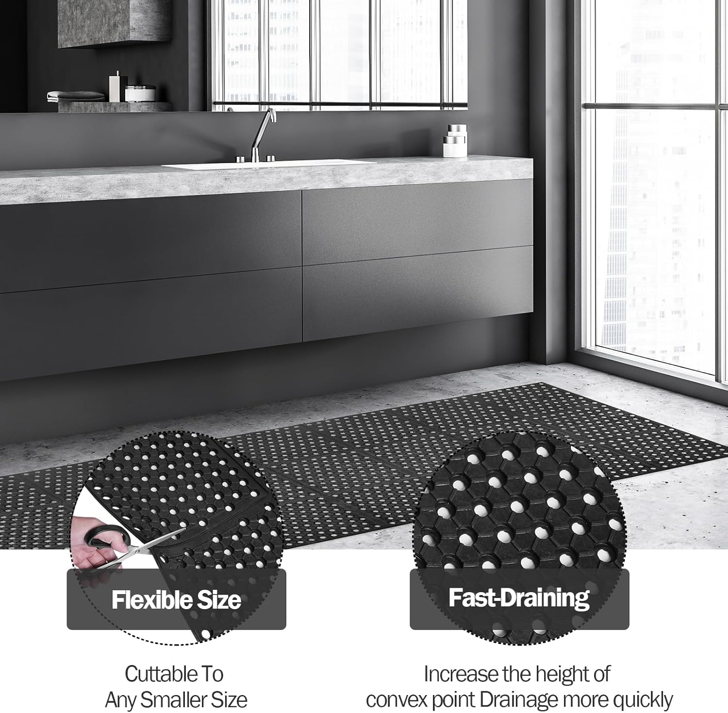 Anti-Fatigue Drainage Rubber M – Commercial Kitchen Floor recenzja i cena