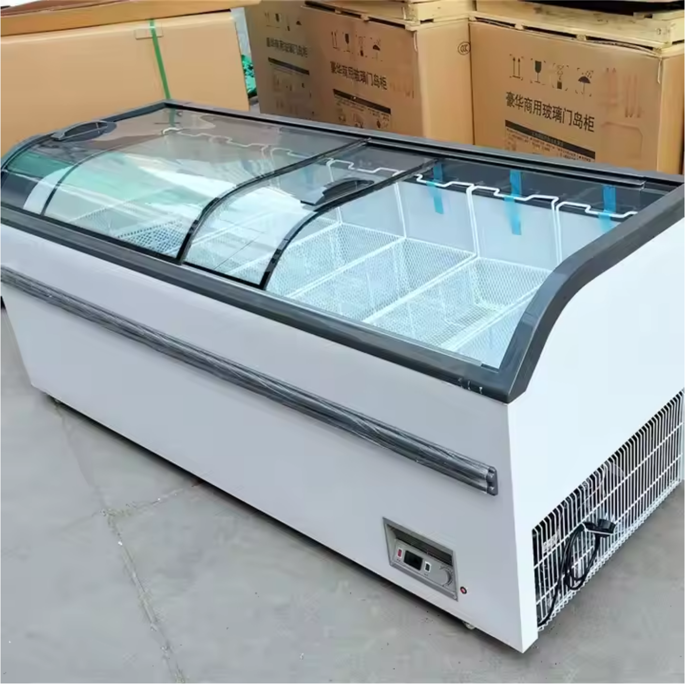 Commercial curved top glass sl – Commercial Chest Freezer recenzja i cena