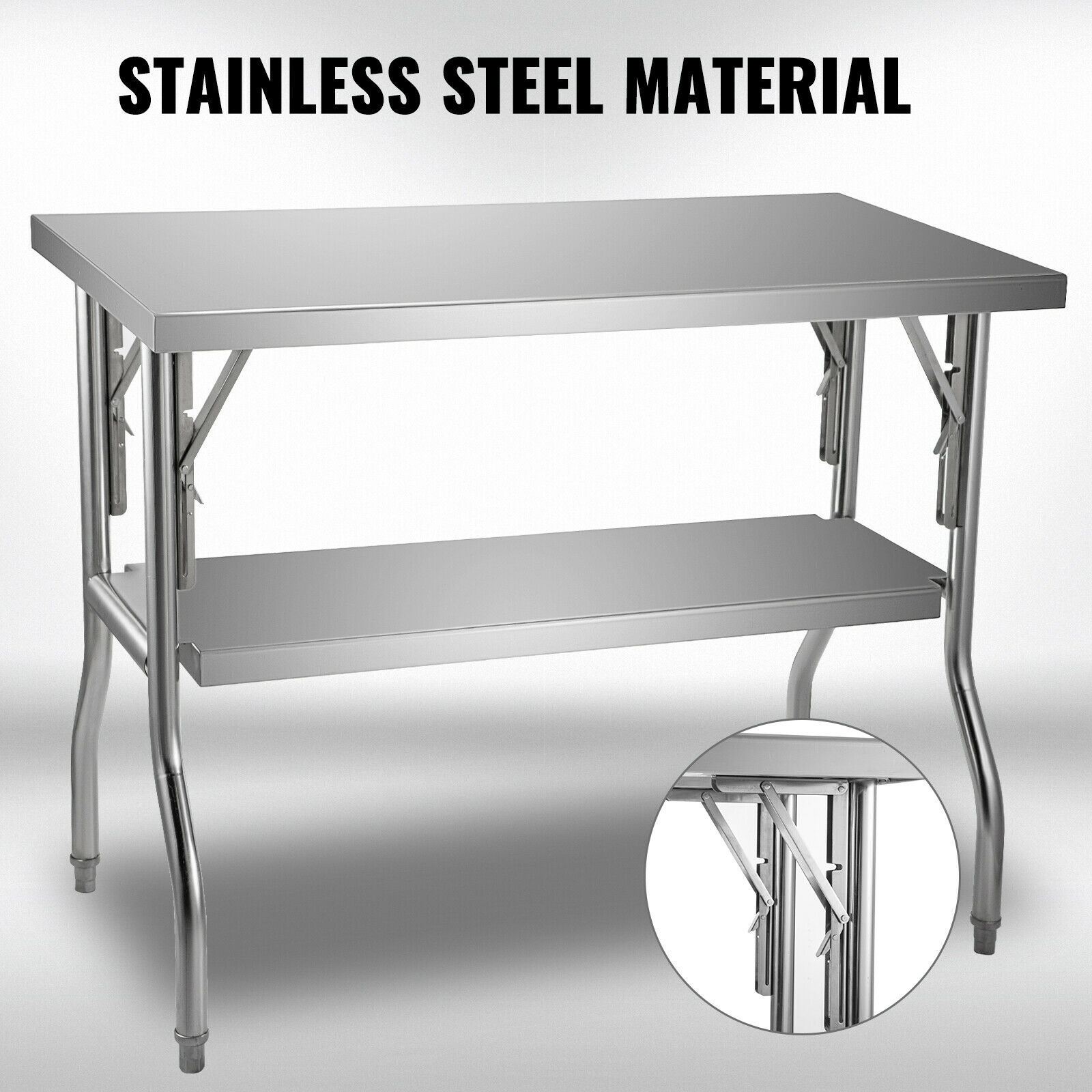Single/Double-Shelf Profession – Commercial Kitchen Prep Table With Storage recenzja i cena