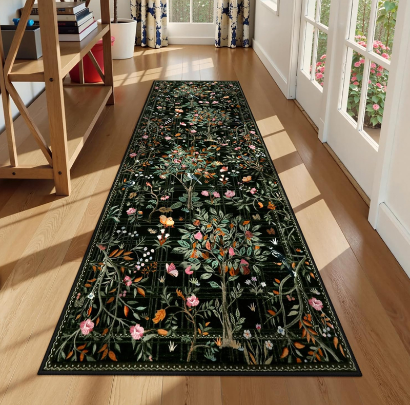 Elegant Dark Base Floral Long  – Commercial Kitchen Floor recenzja i cena