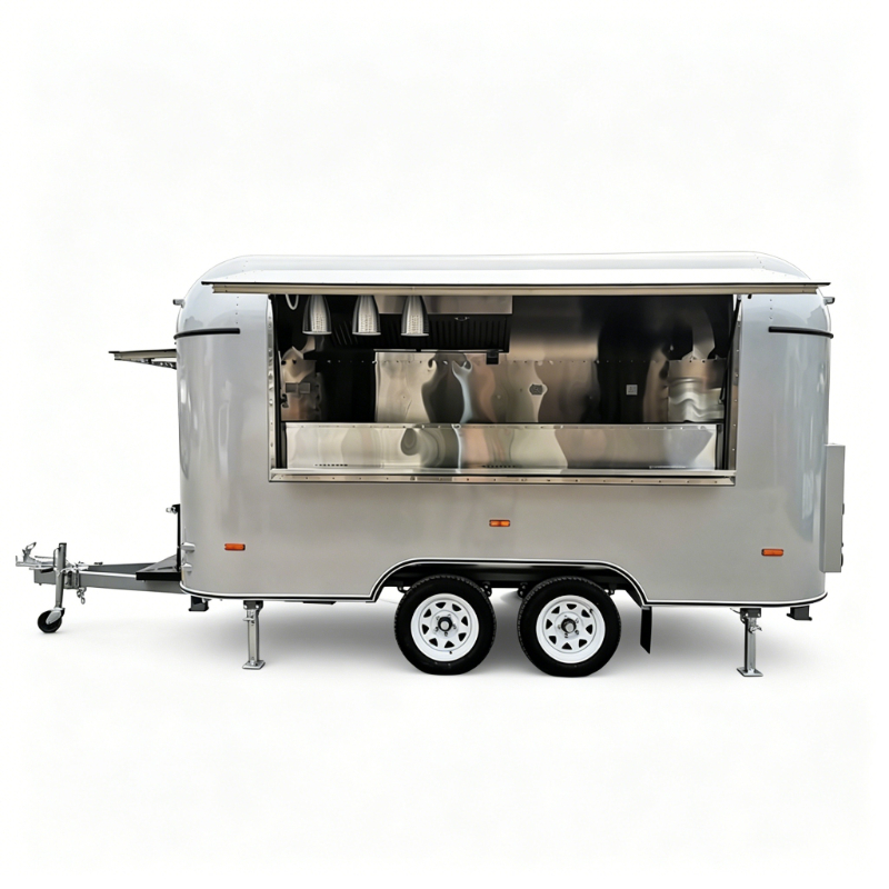 Stainless Steel Food Trailer M – Commercial Kitchen Layout Design recenzja i cena