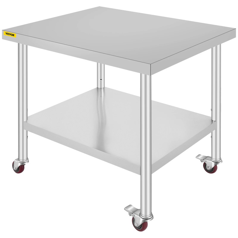 Stainless Steel Kitchen Prep T – Commercial Kitchen Prep Table With Storage recenzja i cena