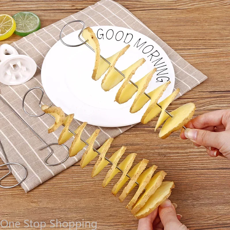 Spiralizer Chips Maker with 4  – Commercial Potato Peeler recenzja i cena
