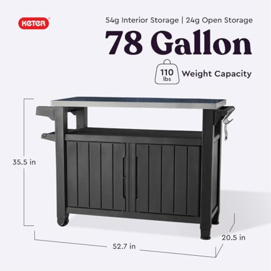 Unity XL Portable Outdoor Tabl – Commercial Kitchen Prep Table With Storage recenzja i cena