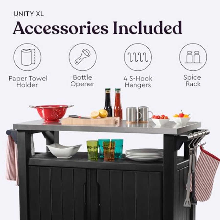 Unity XL Portable Outdoor Tabl – Commercial Kitchen Prep Table With Storage recenzja i cena