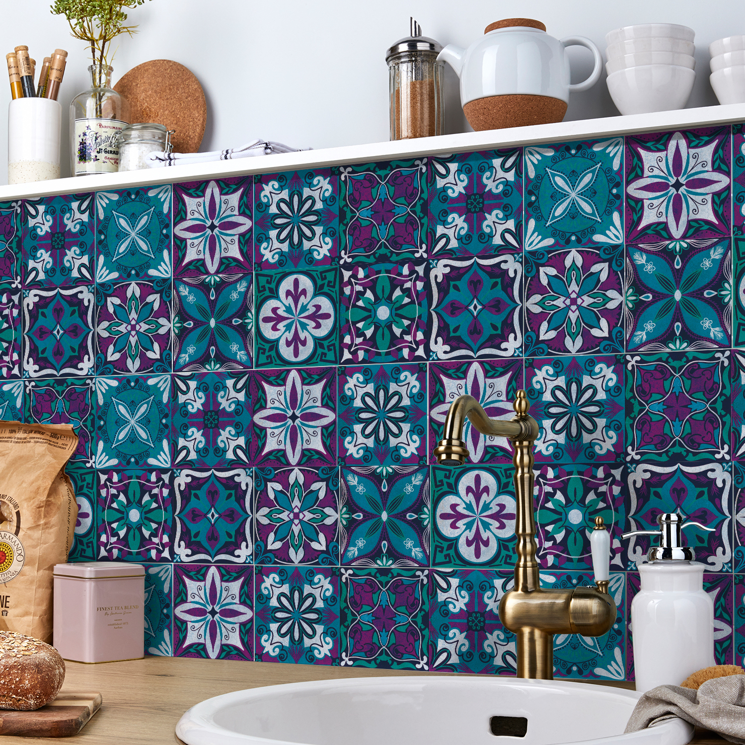 24Pcs European retro style Art – Commercial Kitchen Wall recenzja i cena