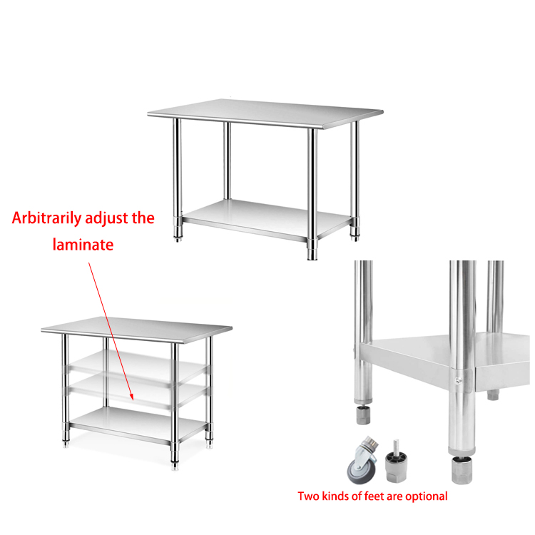 201/304 Adjustable Height Stai – Commercial Kitchen Bench recenzja i cena
