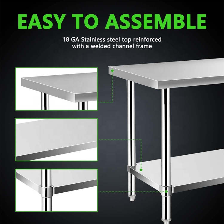 201/304 Adjustable Height Stai – Commercial Kitchen Bench recenzja i cena