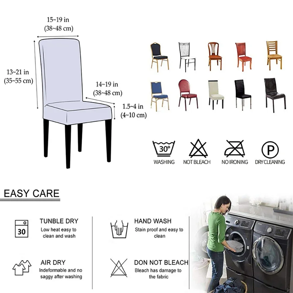 Elastic Chair Cover Plain Span – Commercial Kitchen Bench recenzja i cena