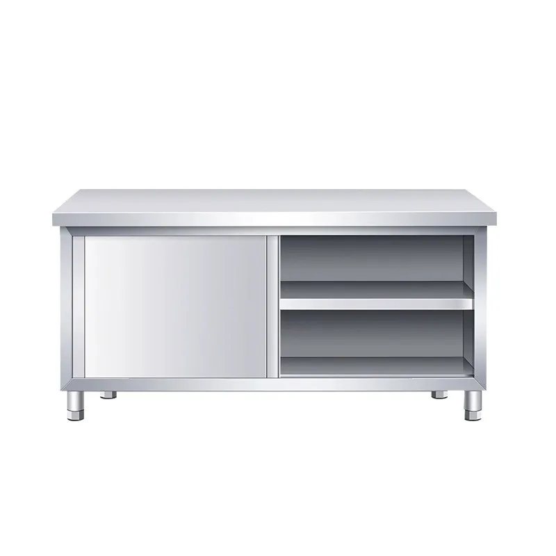 Bar Cart Stainless Steel Kitch – Commercial Kitchen Prep Table With Storage recenzja i cena